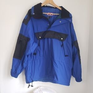 CB Ski Sport Men's Blue Pullover Jacket Sizs: L